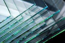 Glass, transparent material used in windows and other applications